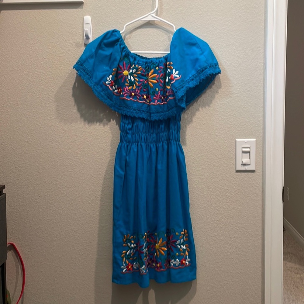 Mexican traditional dress handmade size L/XL